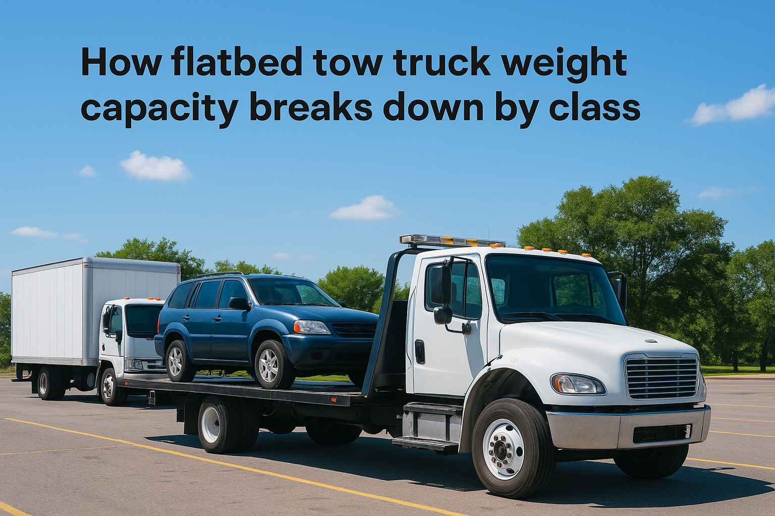 Flatbed Tow Truck Weight Capacity: What Detroit Drivers Should Know How flatbed tow truck weight capacity breaks down by class