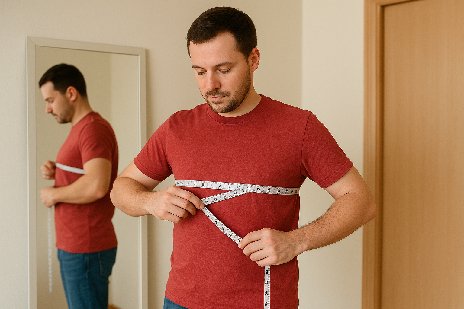 How to measure yourself for the right Gildan size