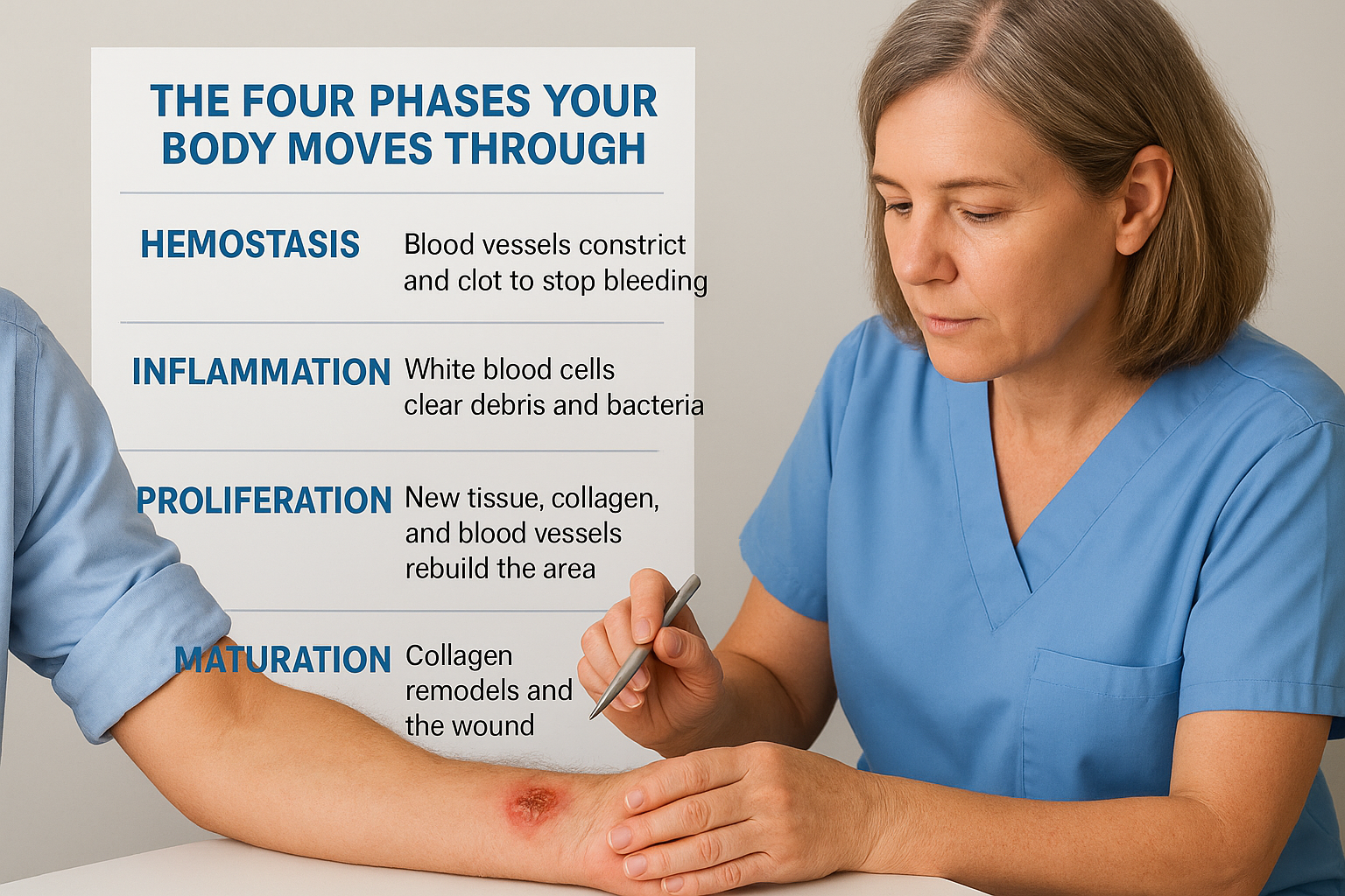 The four phases your body moves through
