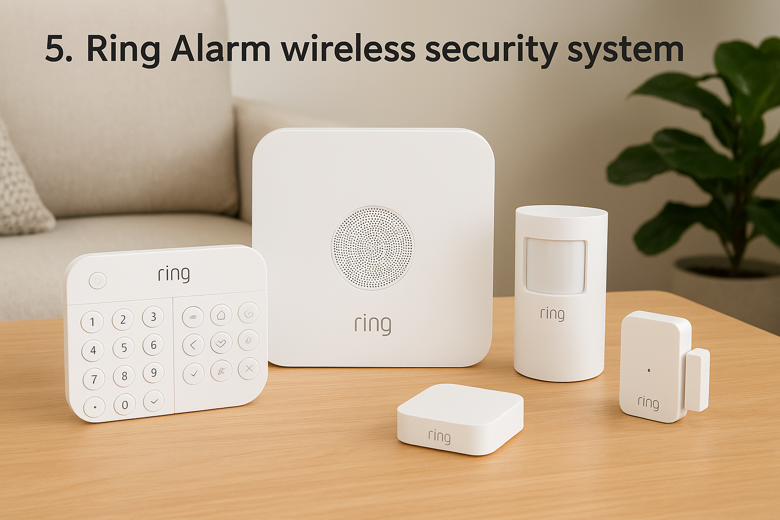 5. Ring Alarm wireless security system