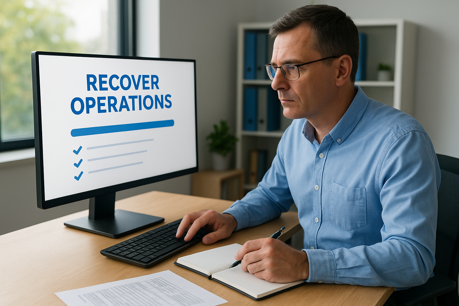 Steps 7-8. Recover operations and review lessons learned