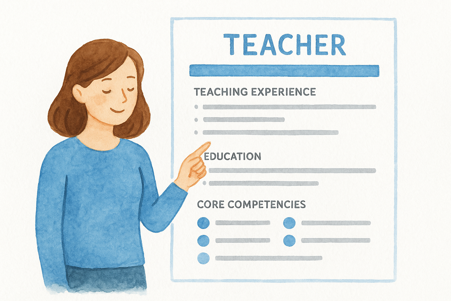 1. Canva teacher resume templates