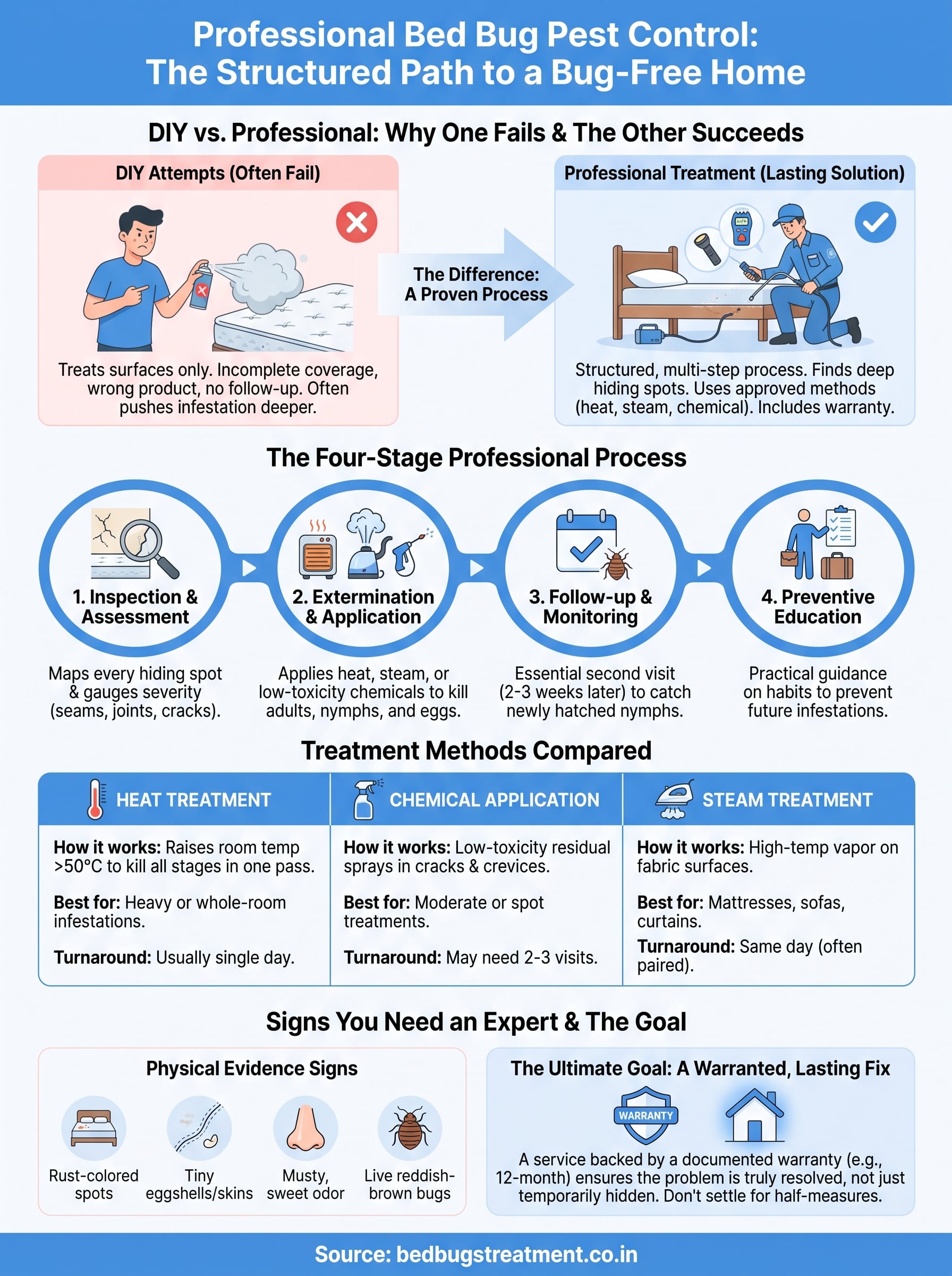 Bed Bug Pest Control: What It Is and How It Works 2 bed bug pest control infographic