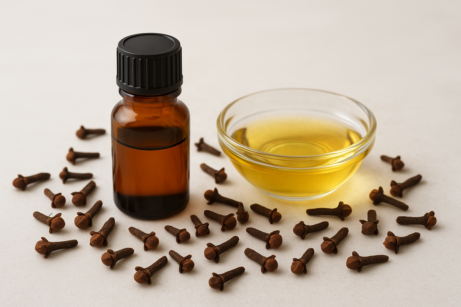 6. Huile essentielle de clou de girofle