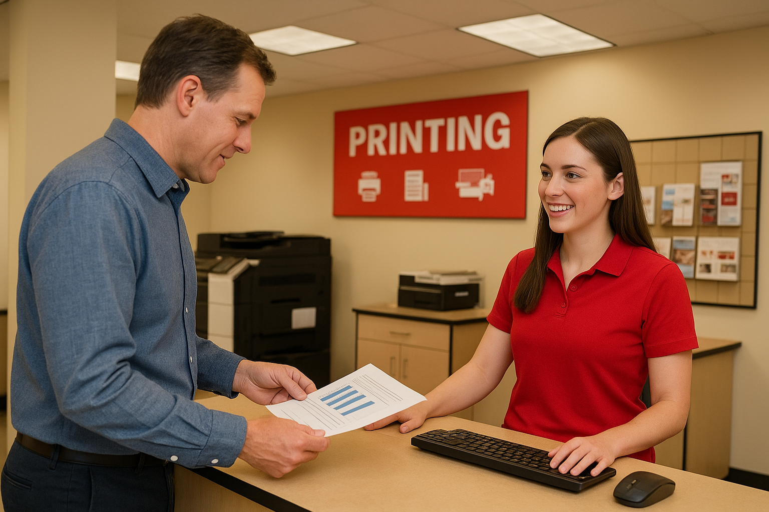 In store same day and quick print options