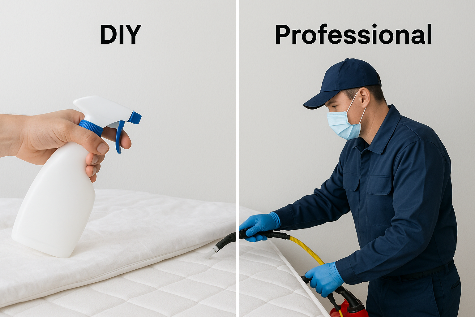 Pest Control Services for Bed Bugs: What to Expect 1 DIY vs professional treatment at a glance