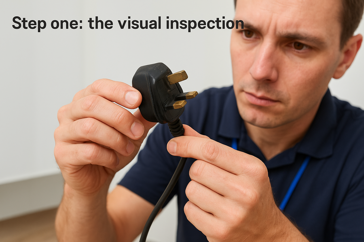 Step one: the visual inspection