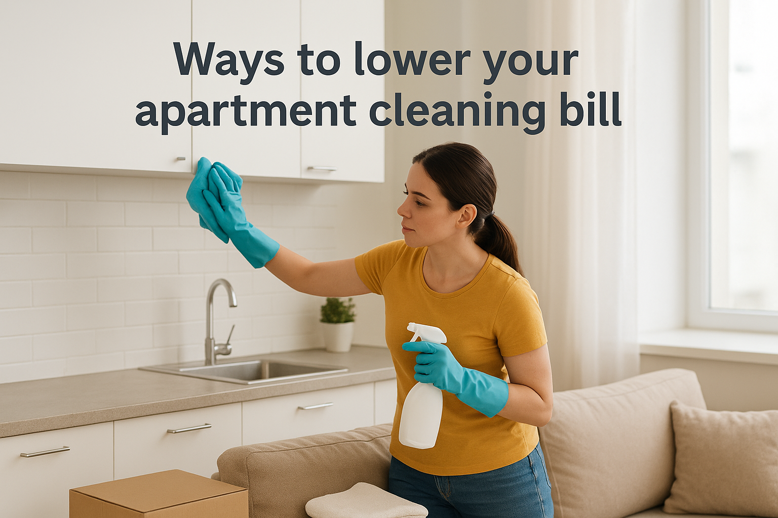Ways to lower your apartment cleaning bill