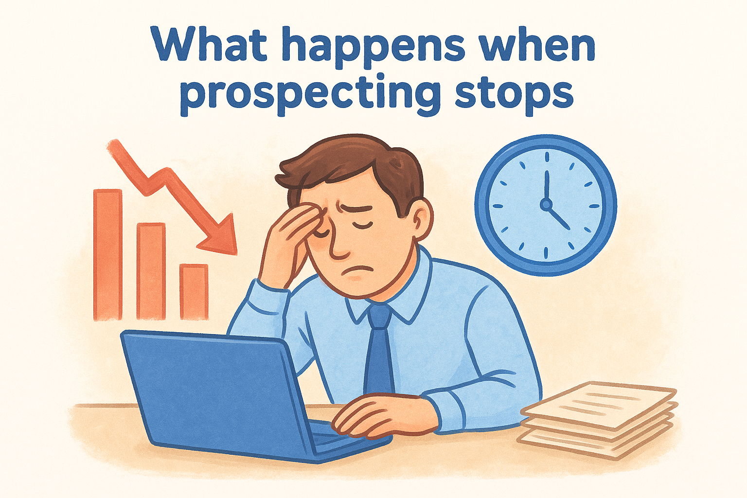 What happens when prospecting stops