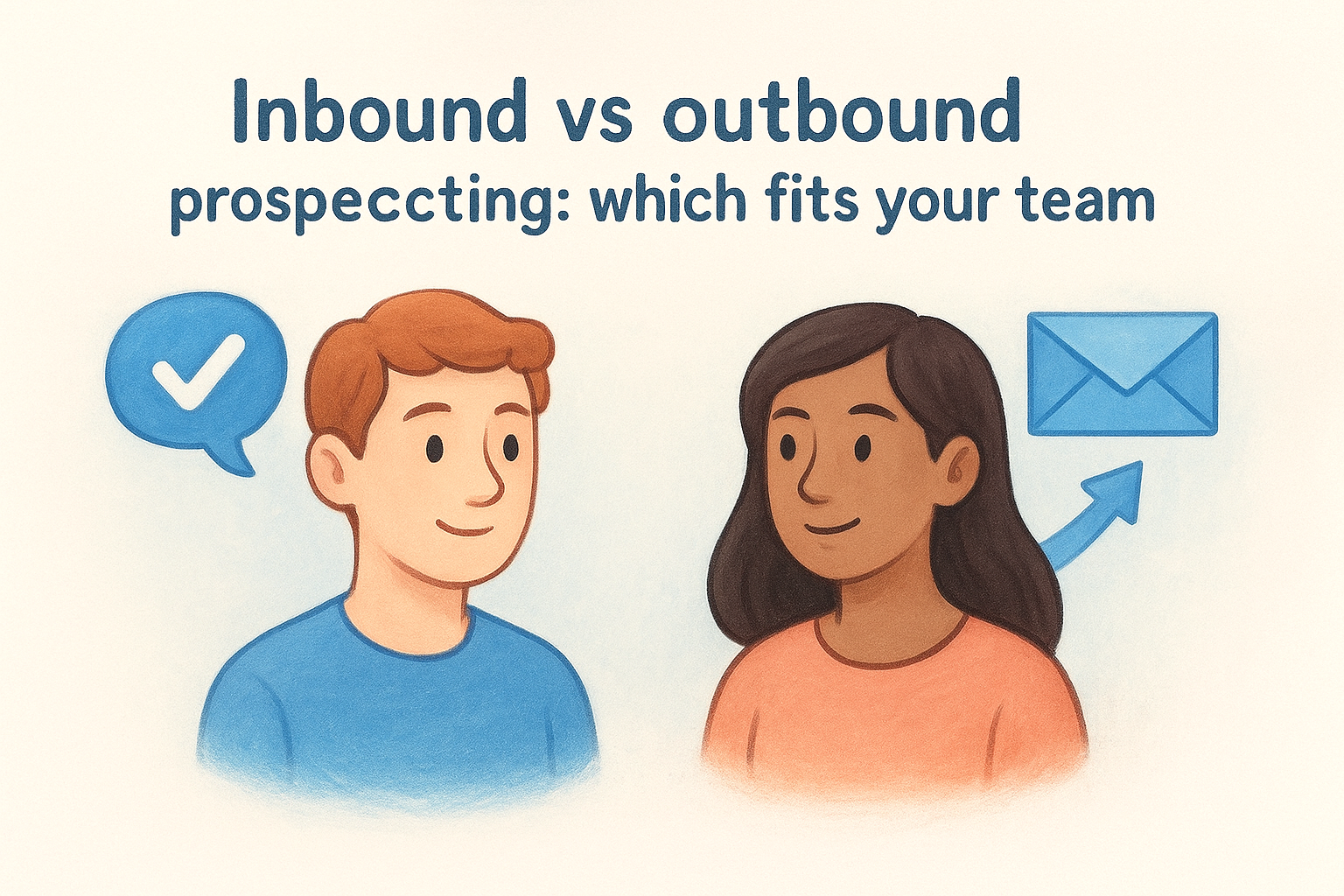 Inbound vs outbound prospecting: which fits your team