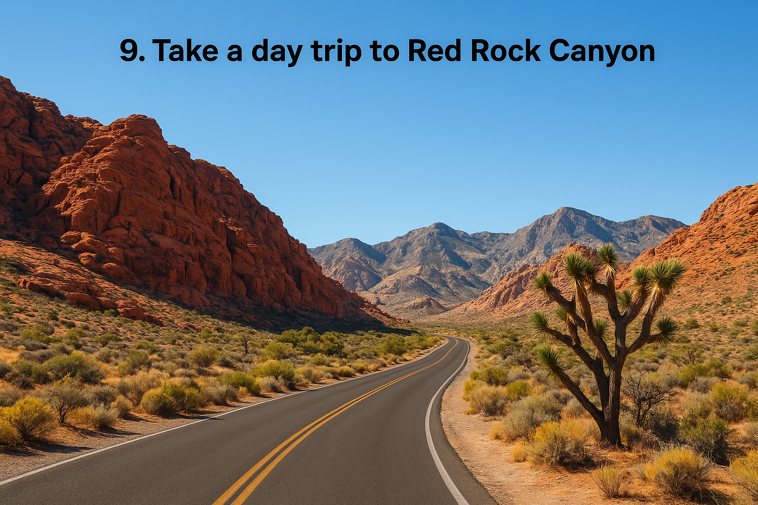 9. Take a day trip to Red Rock Canyon
