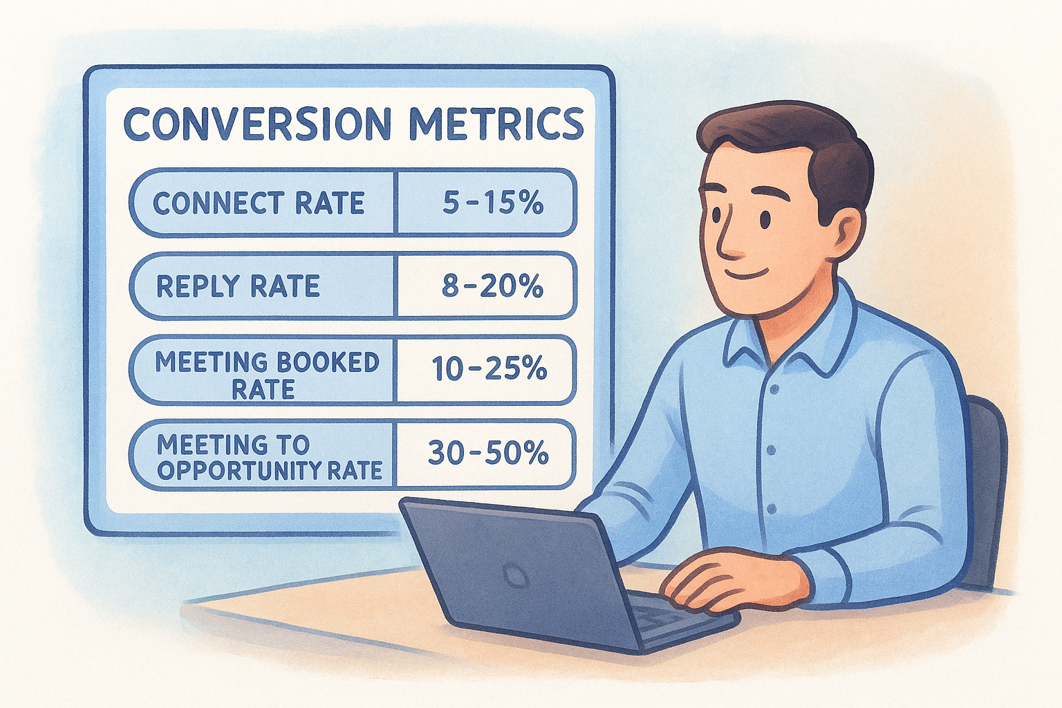 Conversion metrics tell you if you're doing it well