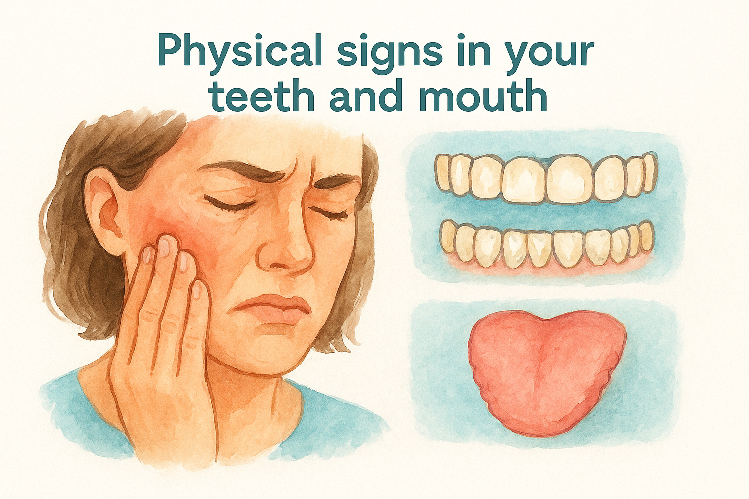 Physical signs in your teeth and mouth