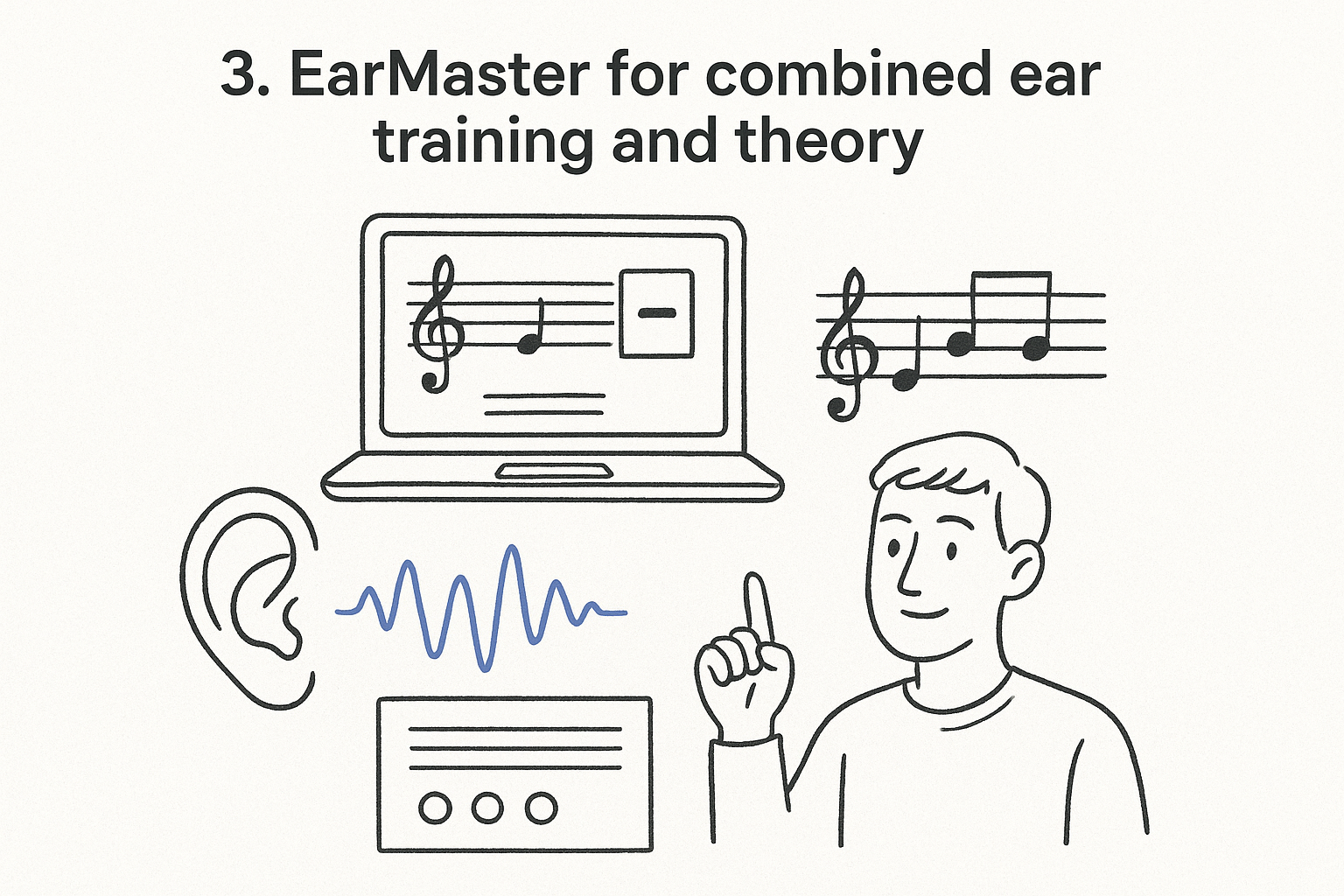 3. EarMaster for combined ear training and theory