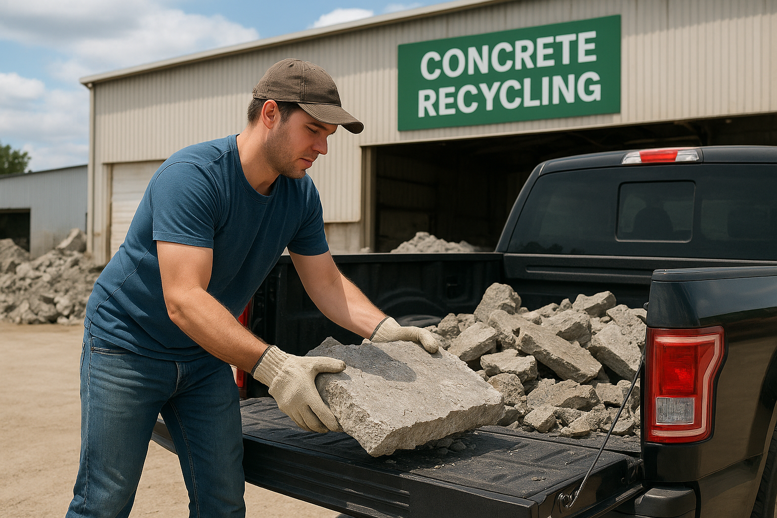 3. Take it to a concrete recycling facility
