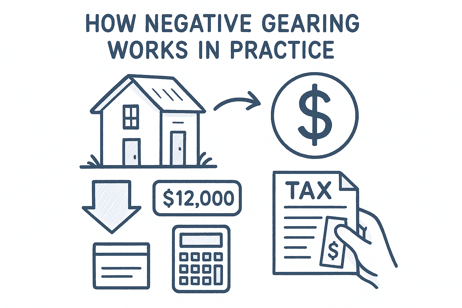 How negative gearing works in practice