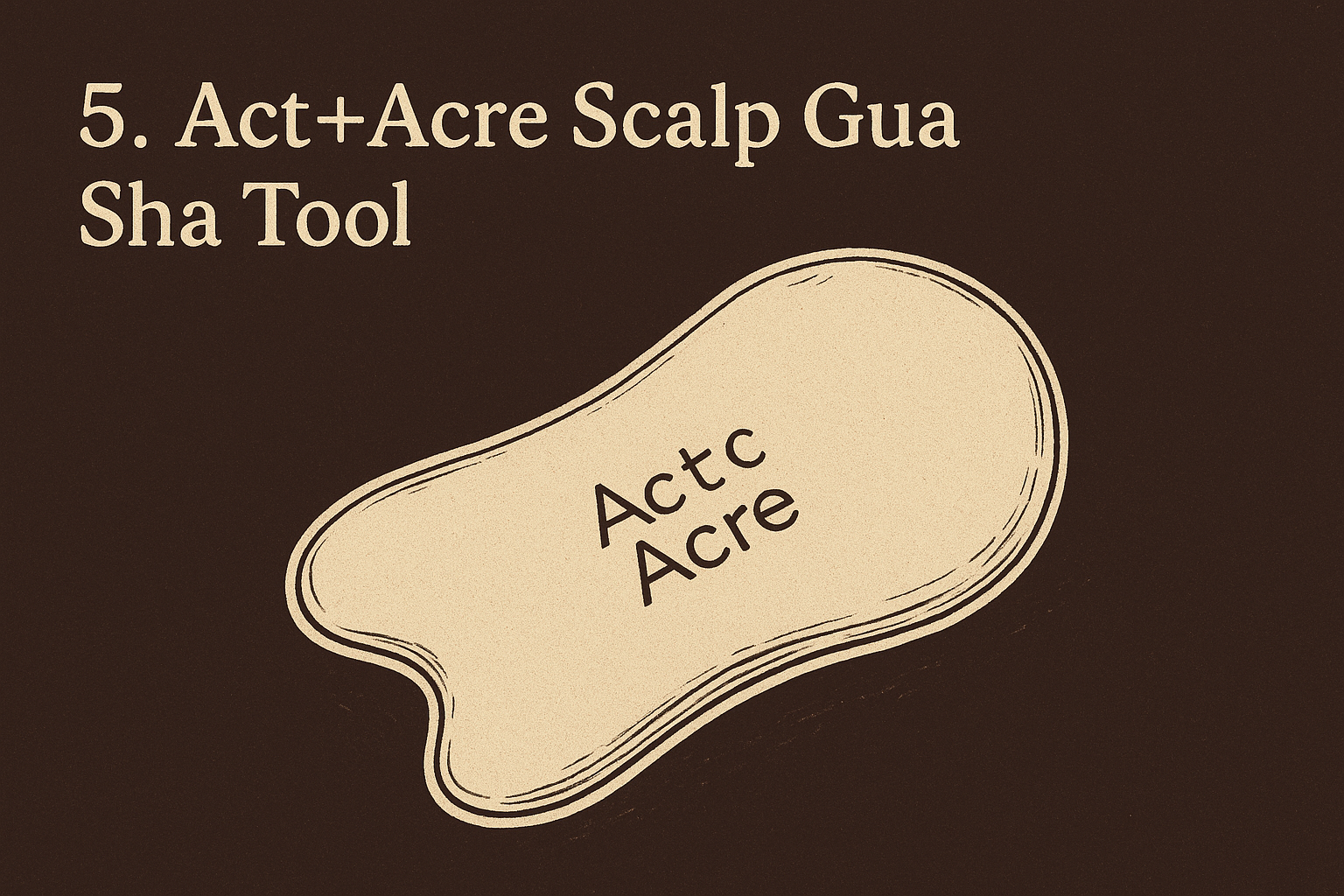 5. Act+Acre Scalp Gua Sha Tool