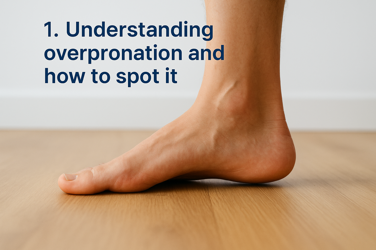 1. Understanding overpronation and how to spot it