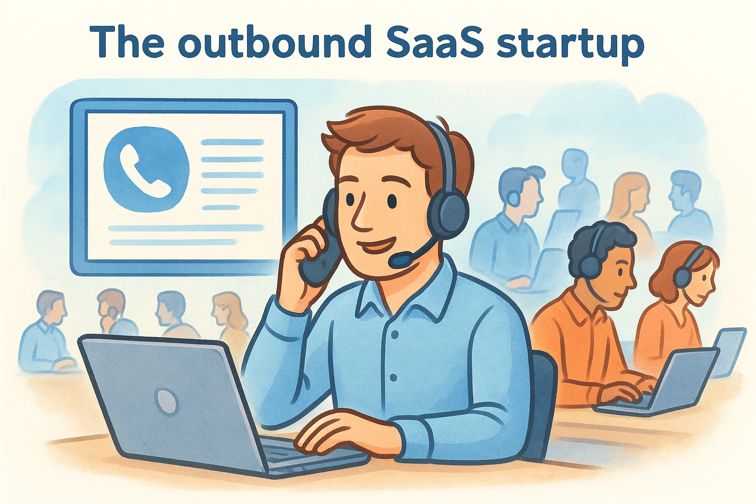 The outbound SaaS startup