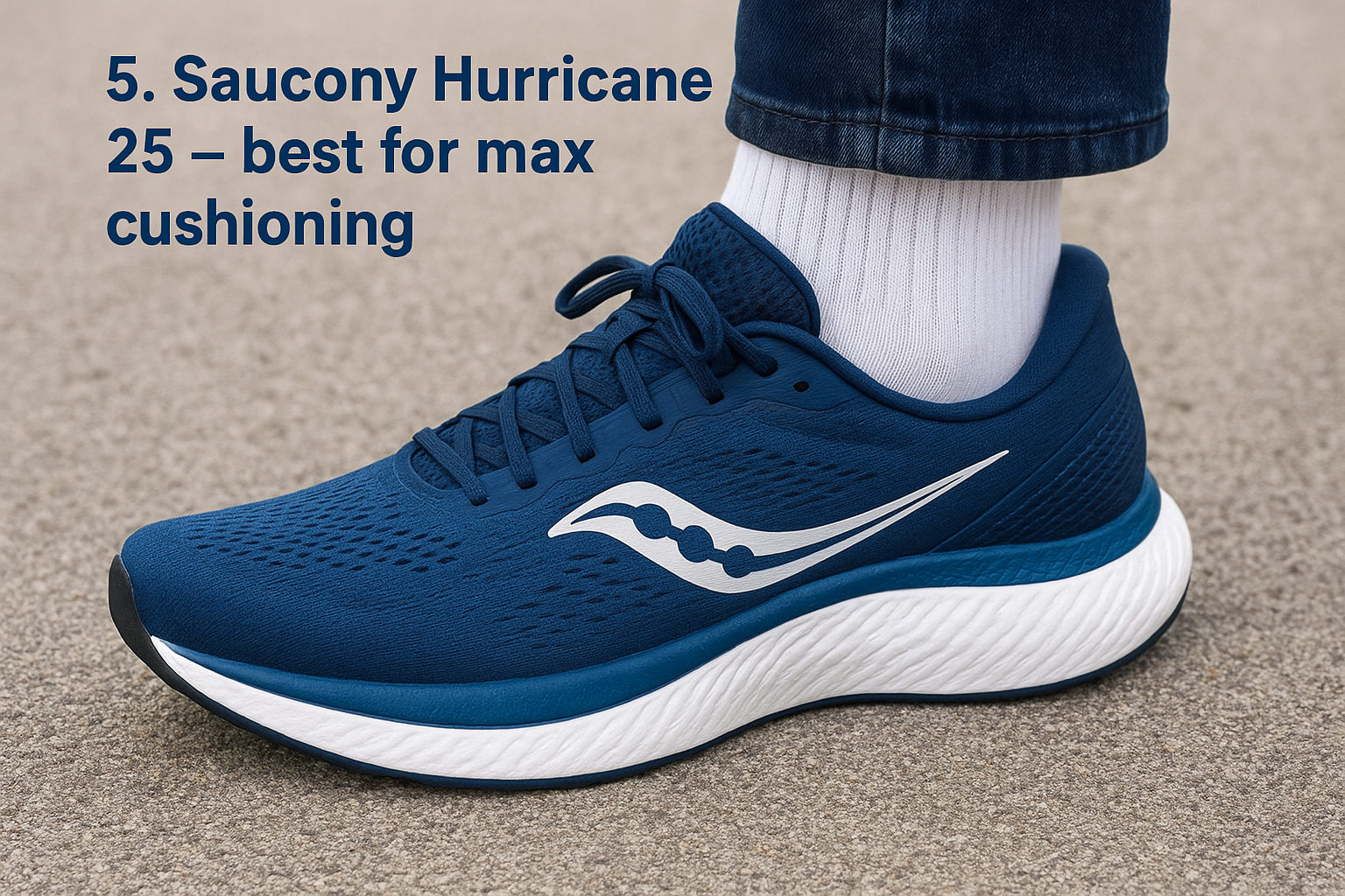 5. Saucony Hurricane 25 – best for max cushioning
