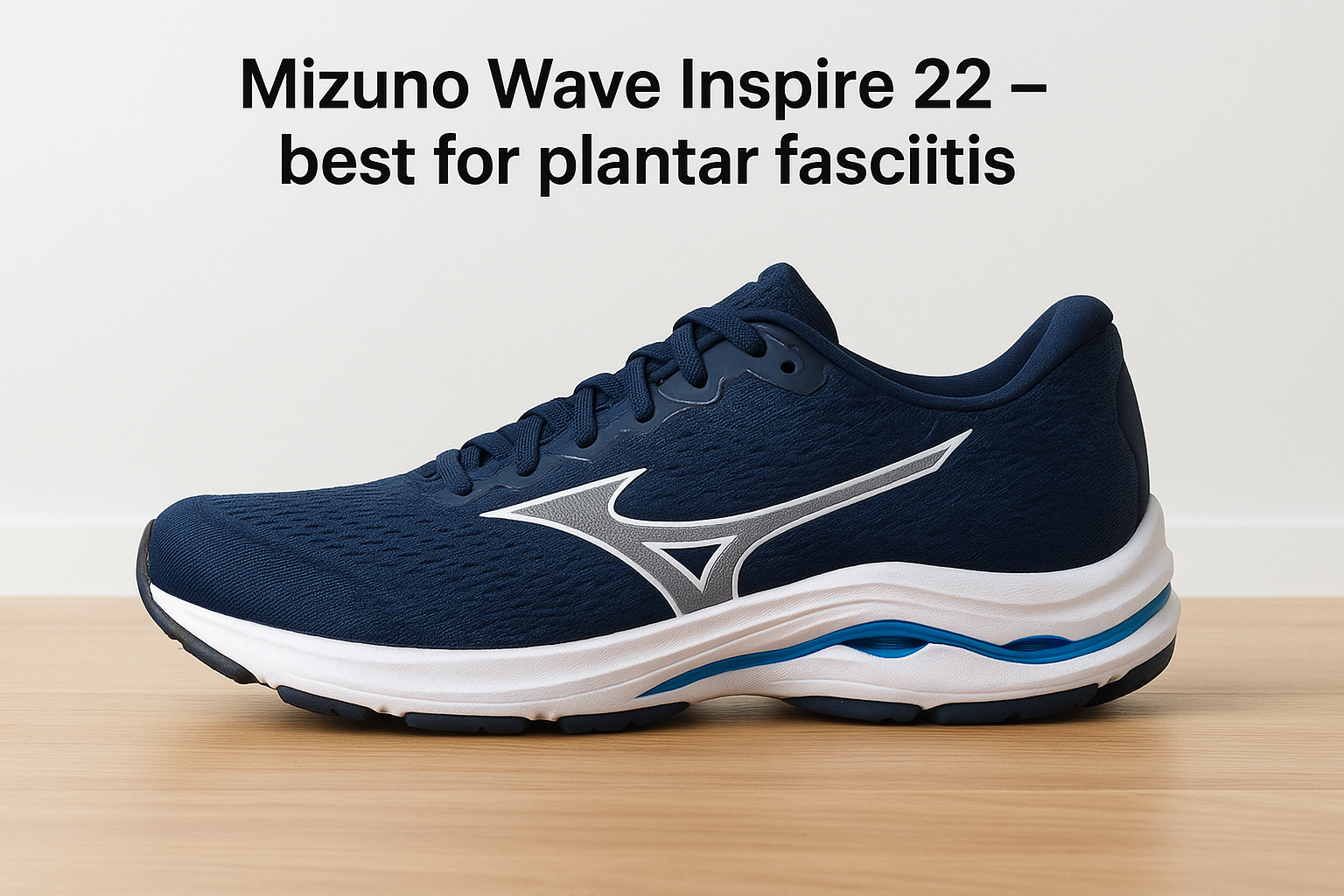 9. Mizuno Wave Inspire 22 – best for plantar fasciitis