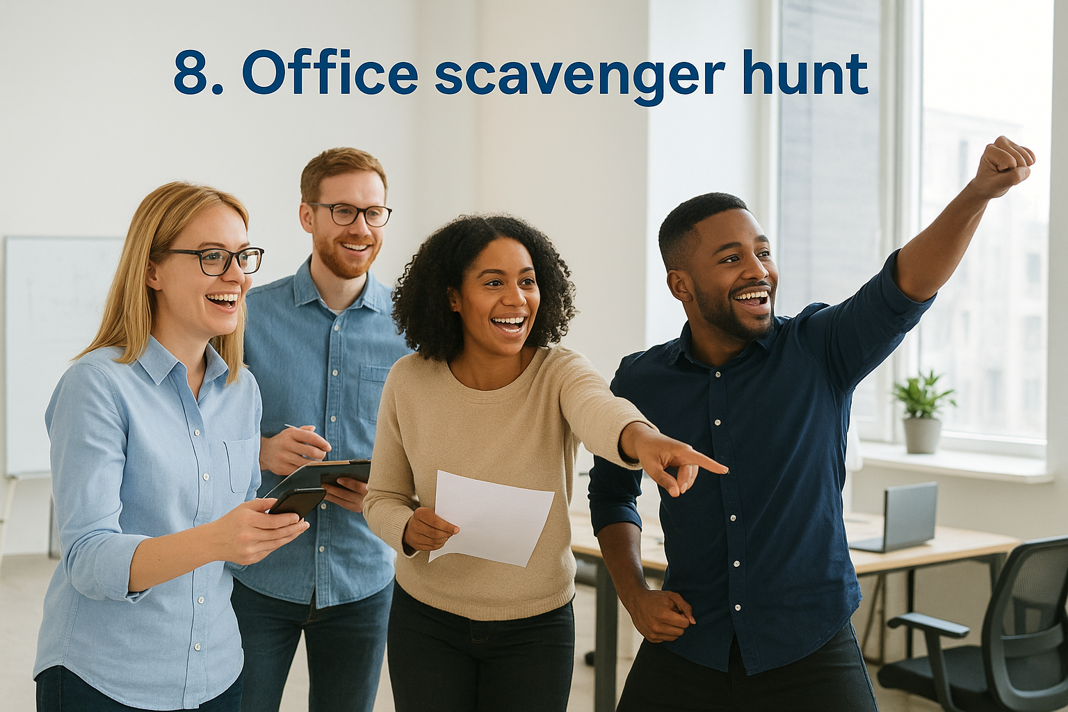 8. Office scavenger hunt