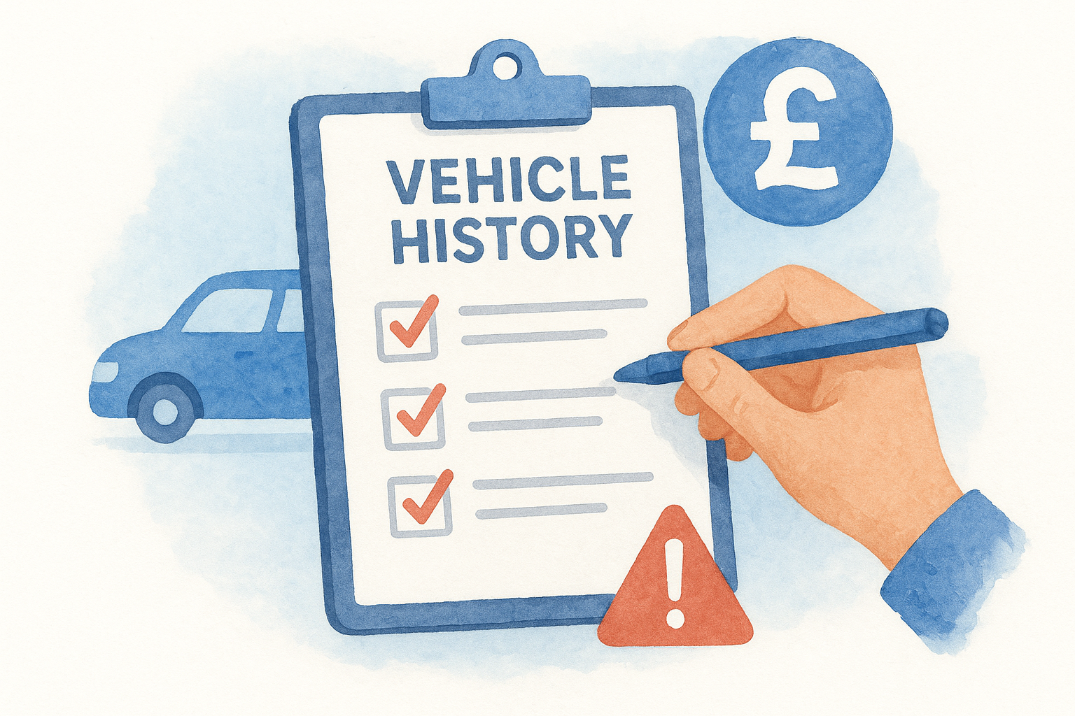 Step 5. Check for outstanding finance, theft or write-off records