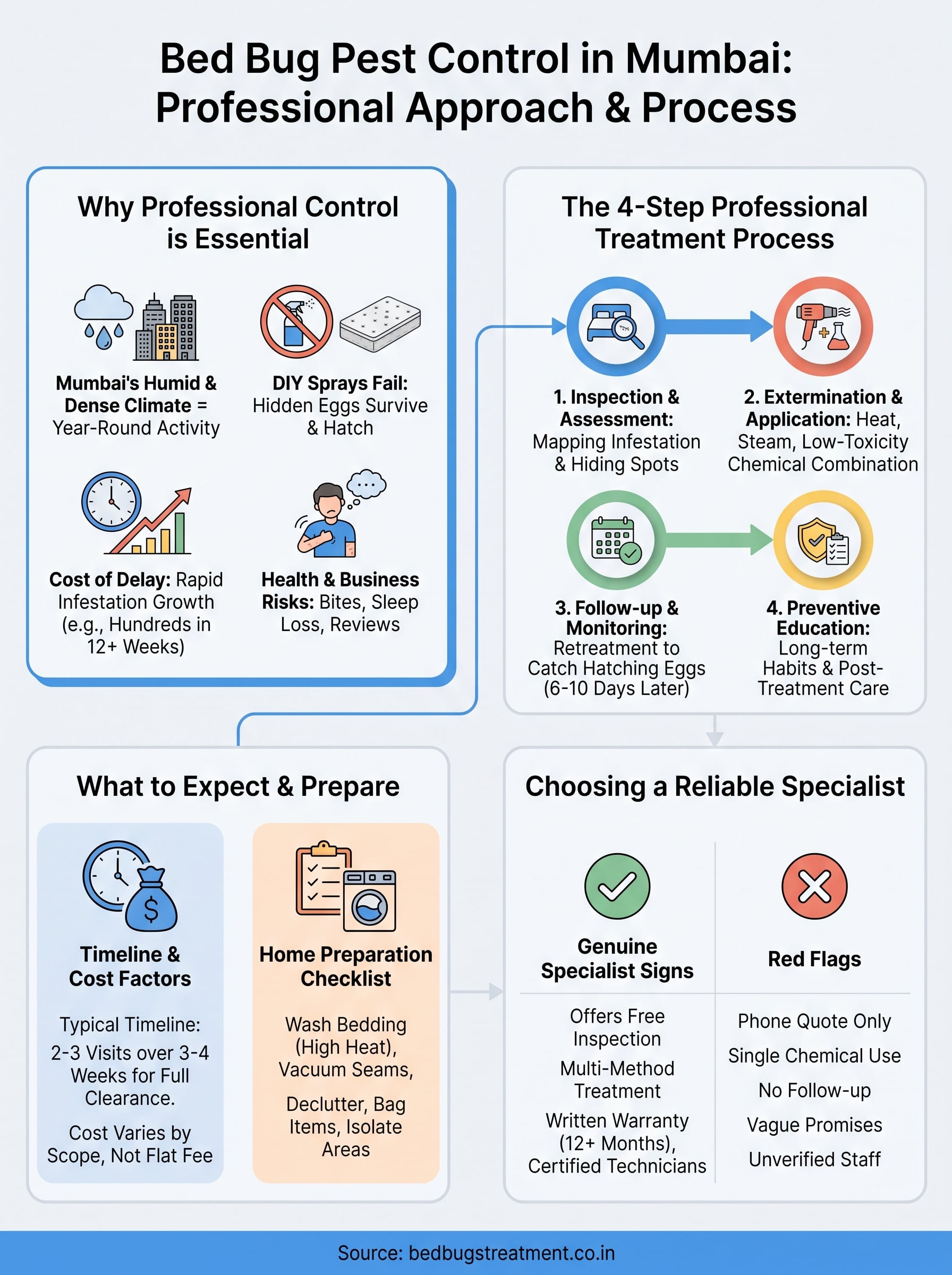 bed bug pest control mumbai infographic