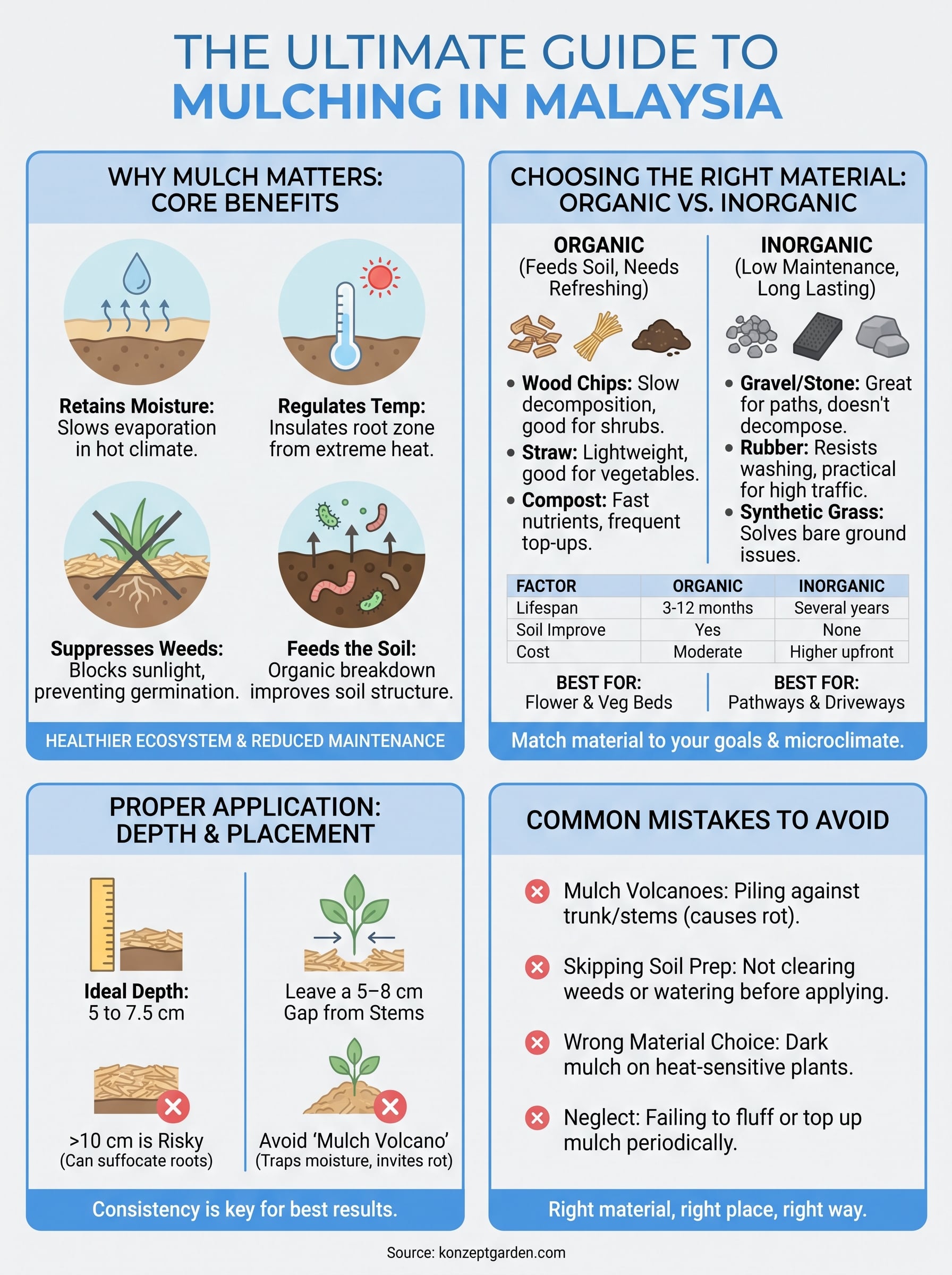 what is mulching infographic