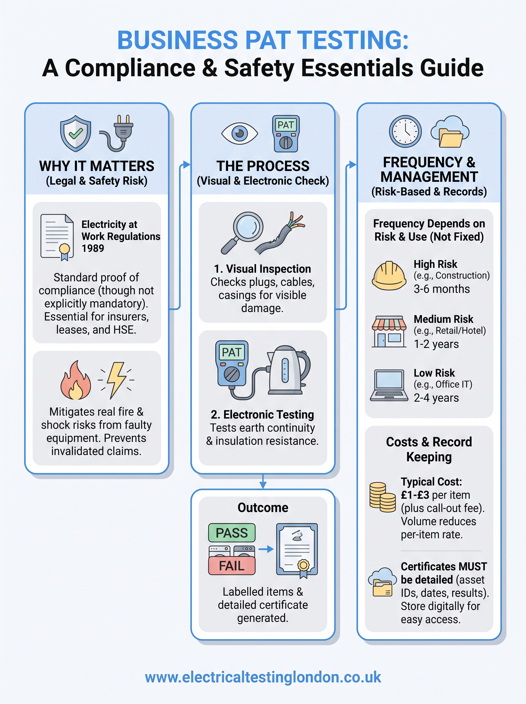 pat testing for businesses infographic
