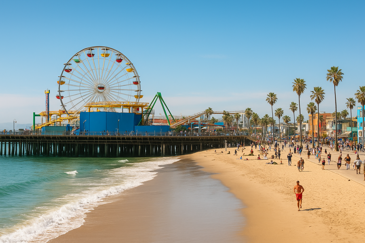 3. Santa Monica and Venice Beach, California