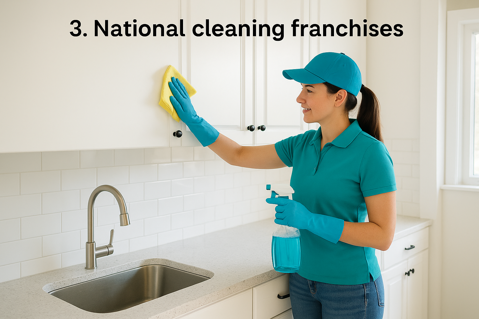 3. National cleaning franchises