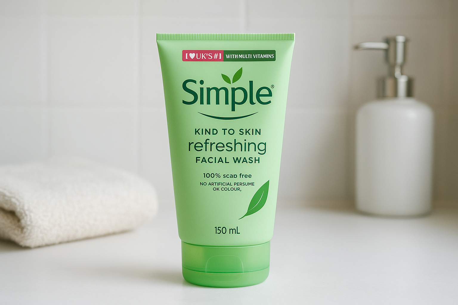 6. Simple Kind To Skin Refreshing Facial Wash
