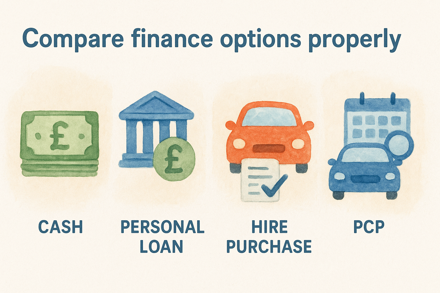 Compare finance options properly