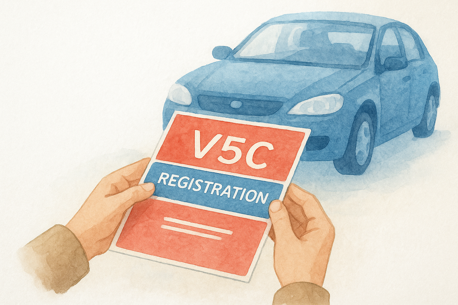 Check the V5C logbook matches the car