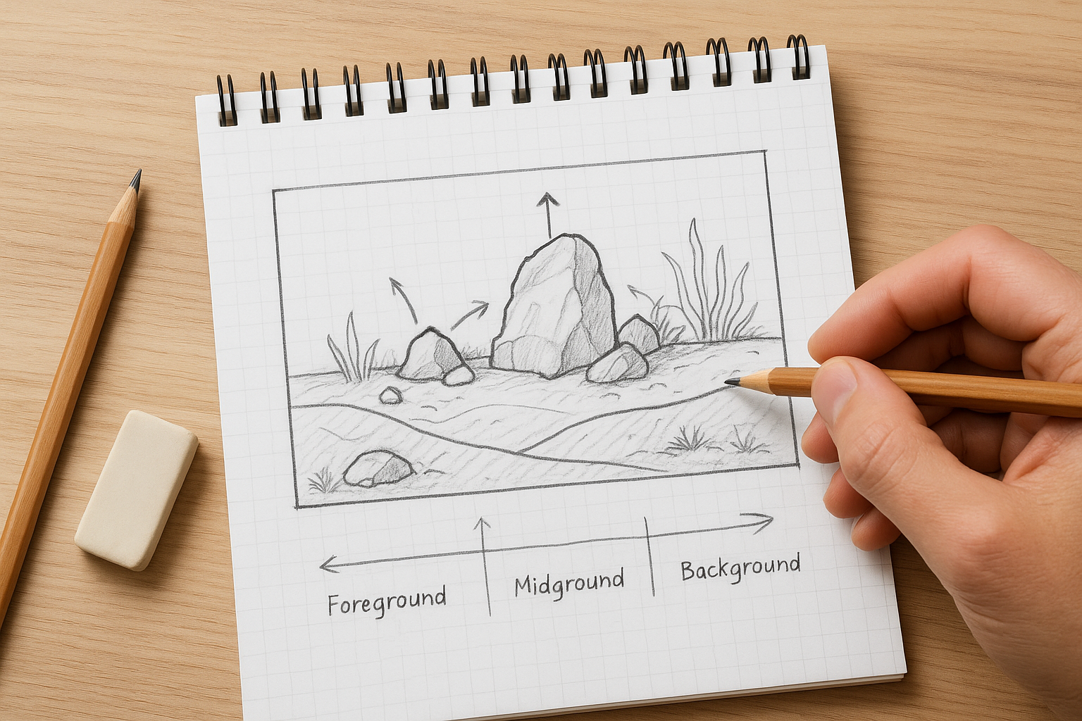 Step 4. Sketch a layout using design principles
