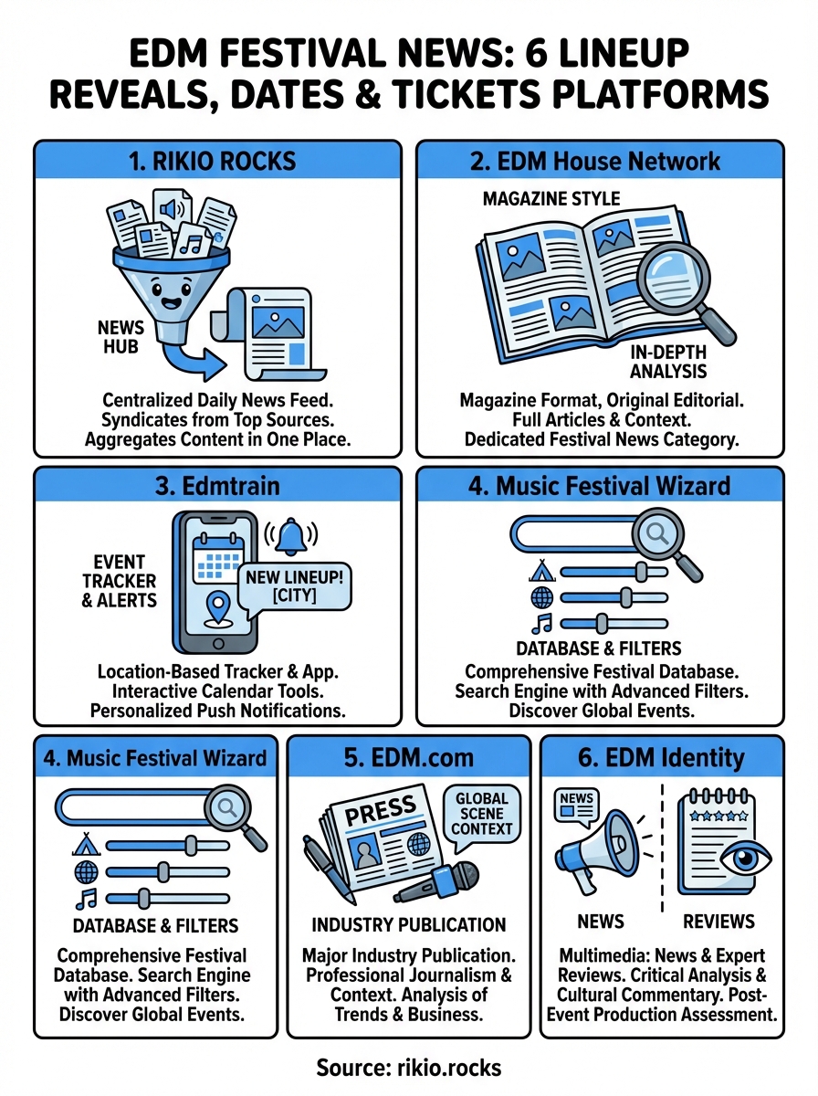 edm festival news infographic