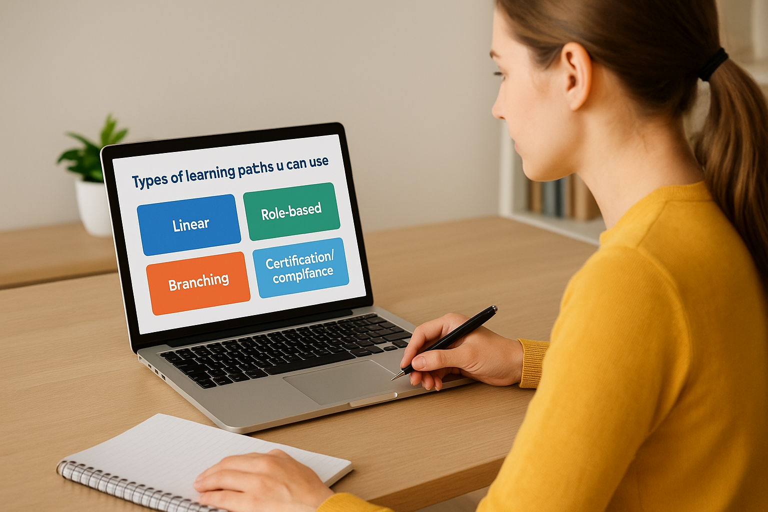 Types of learning paths you can use