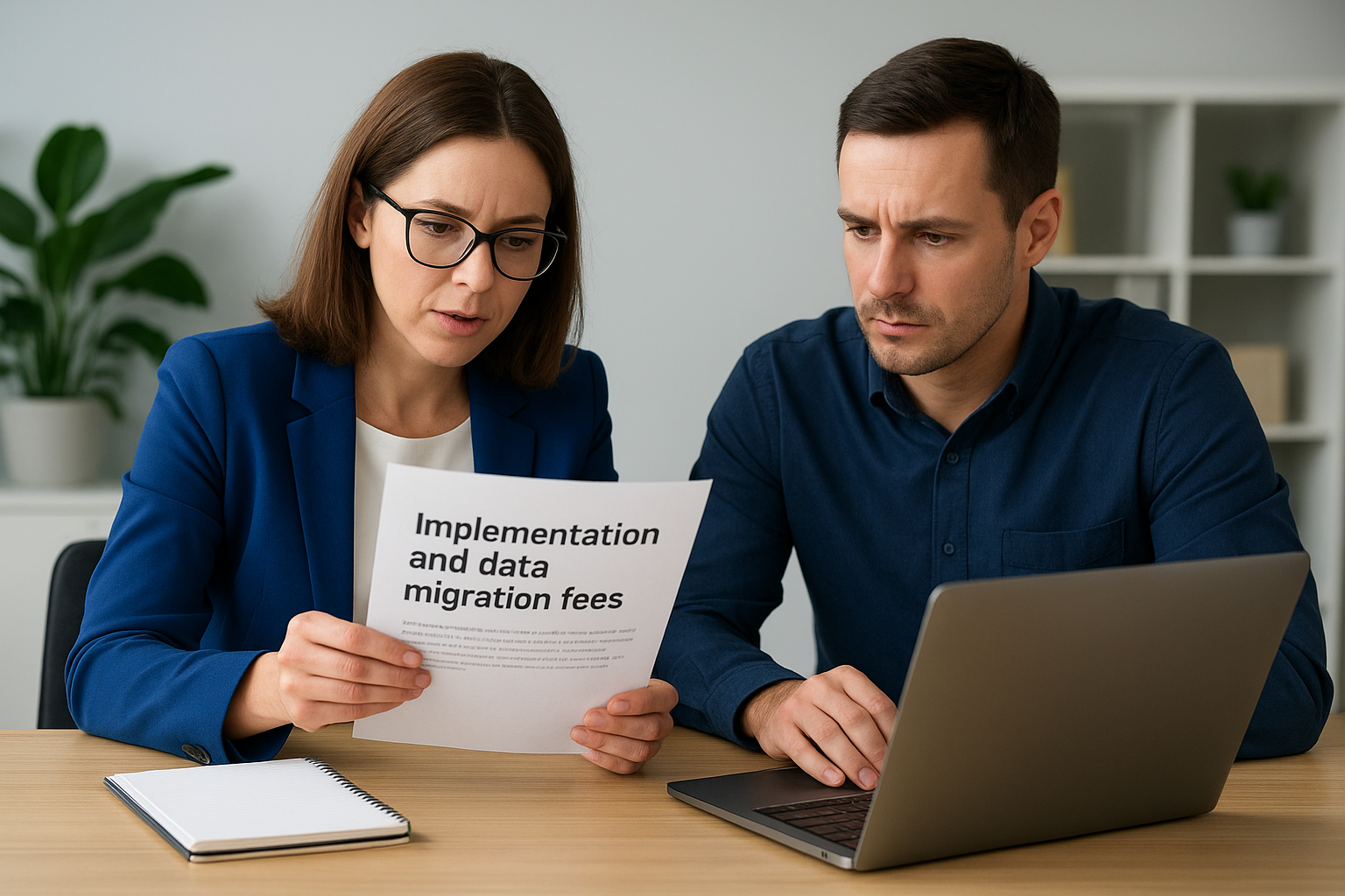 Implementation and data migration fees