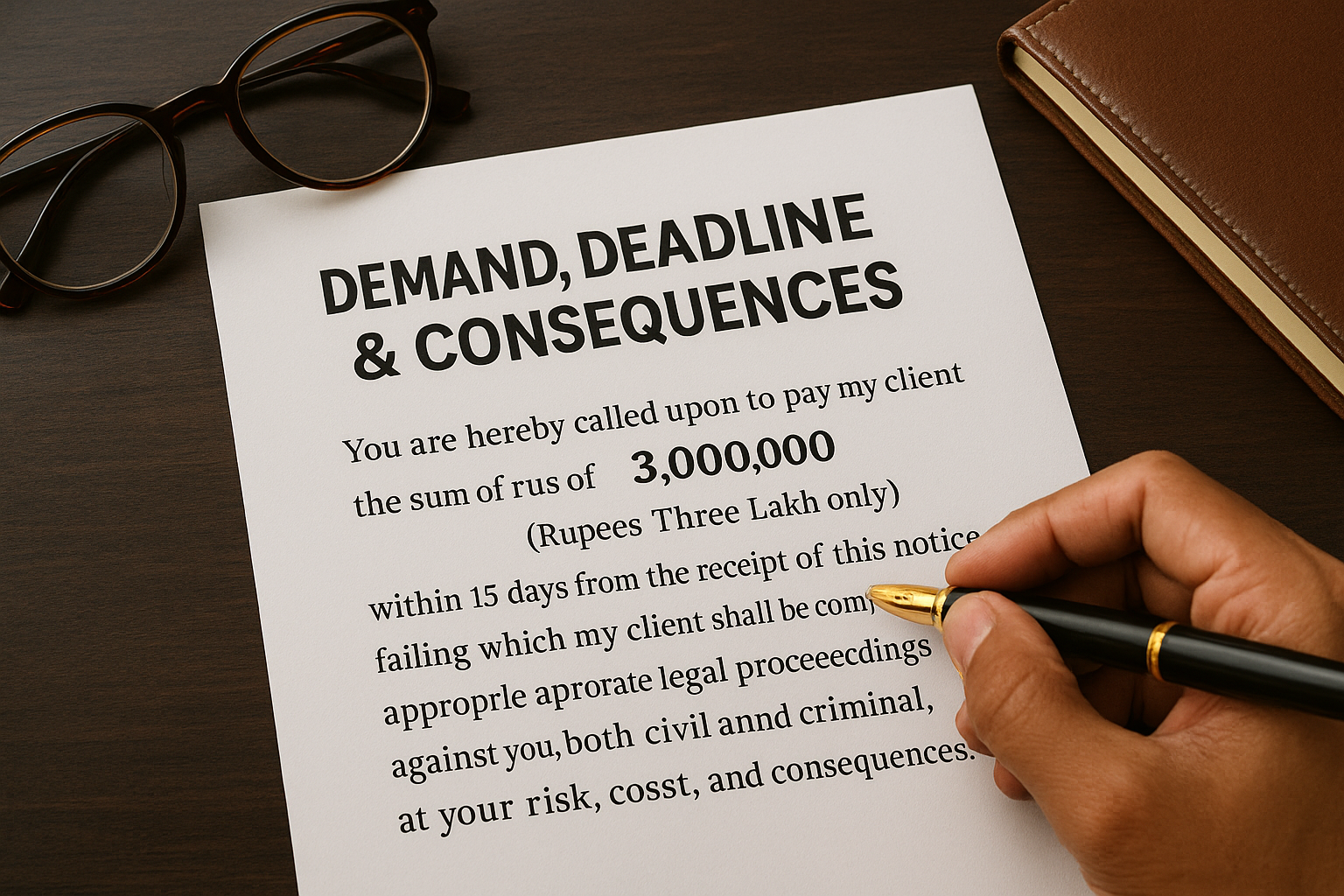 Step 4. State your demand, deadline, and consequences