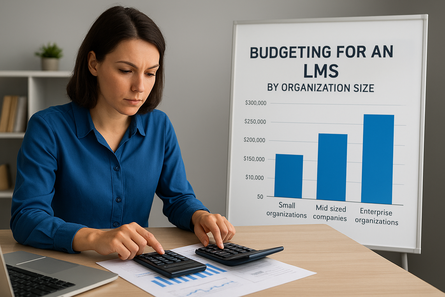 Budgeting for an LMS by organization size