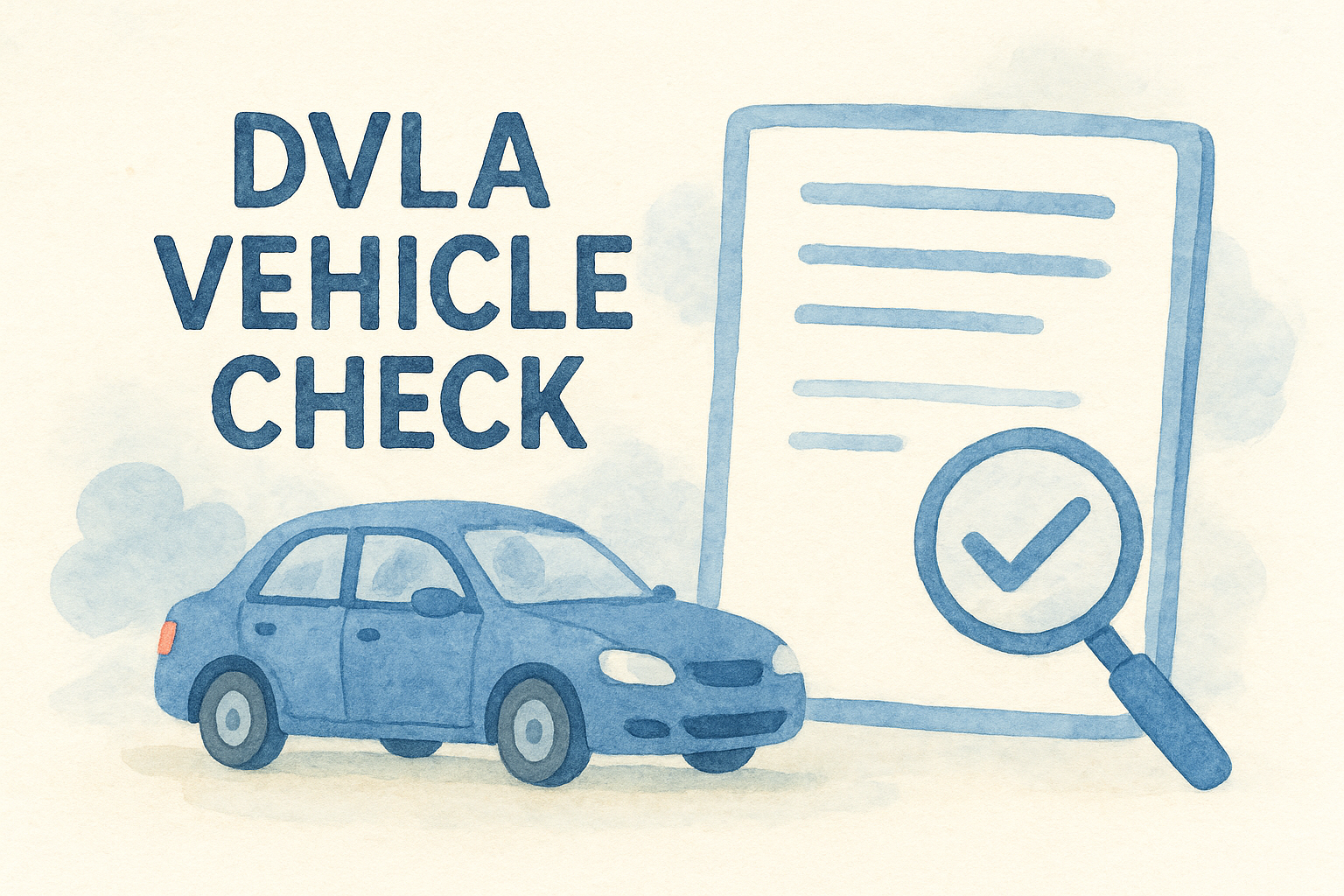 8. DVLA vehicle check