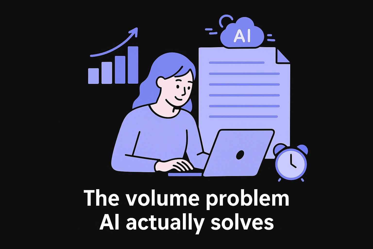 The volume problem AI actually solves