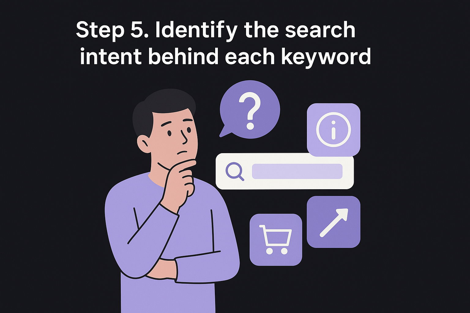 Step 5. Identify the search intent behind each keyword