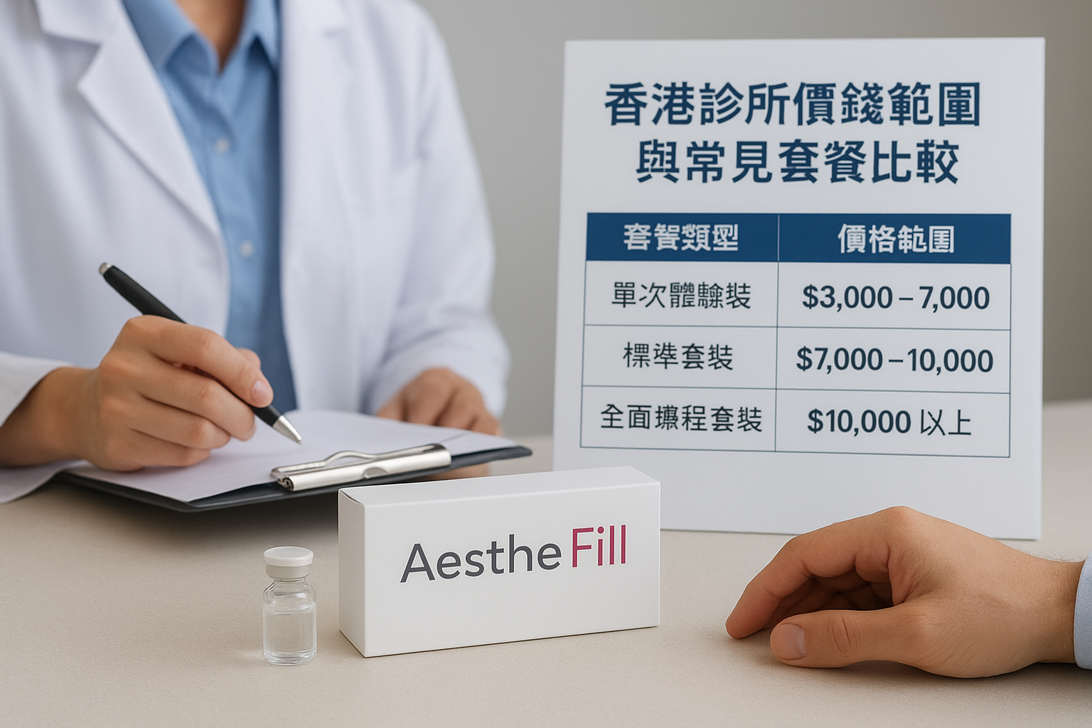 香港診所價錢範圍與常見套餐比較