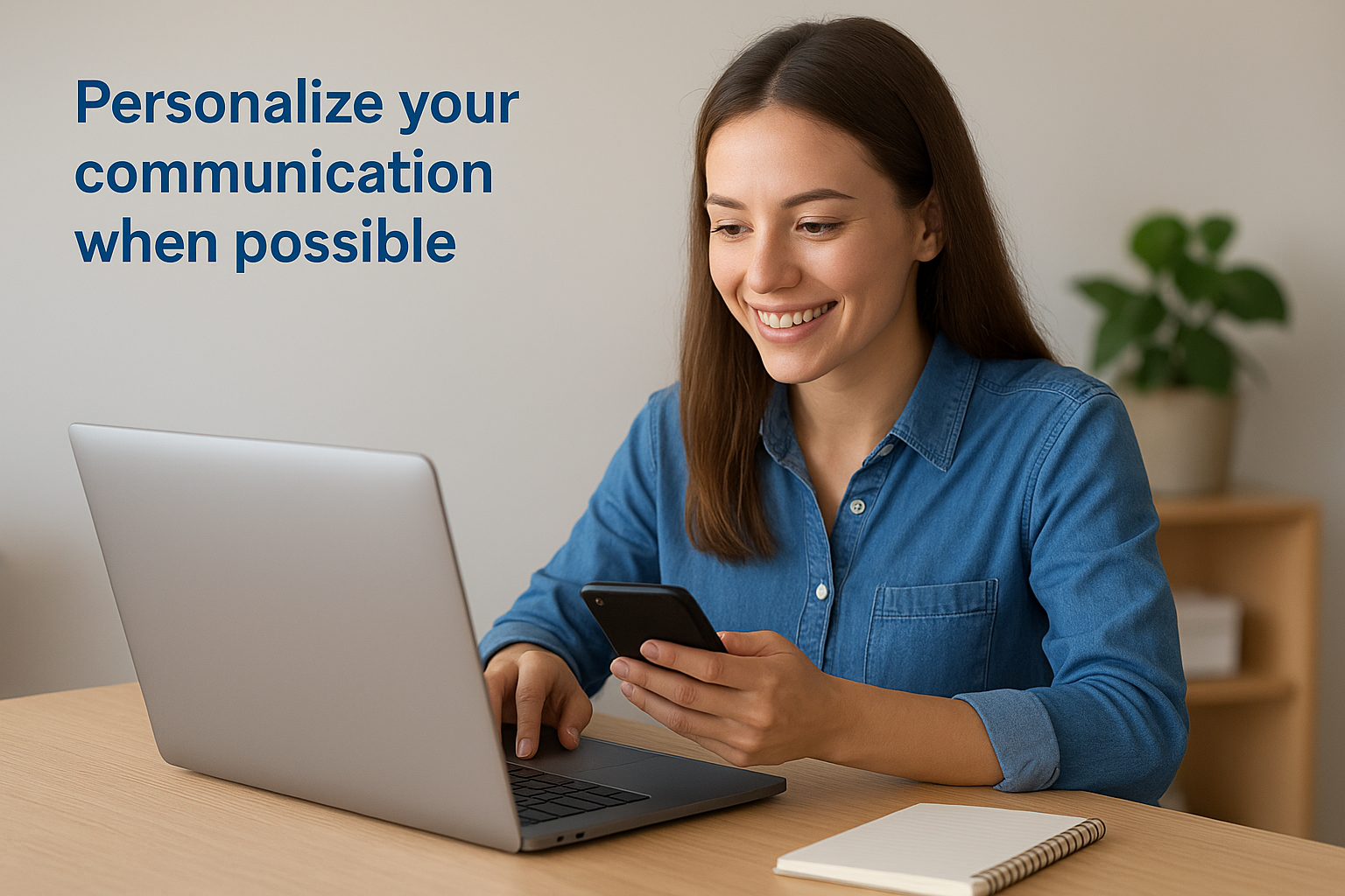 Personalize your communication when possible