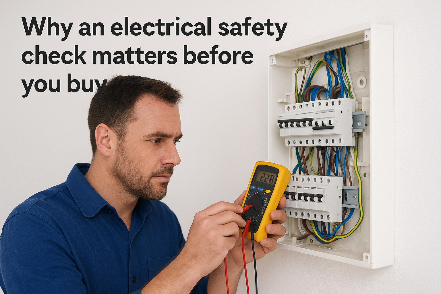 Why an electrical safety check matters before you buy