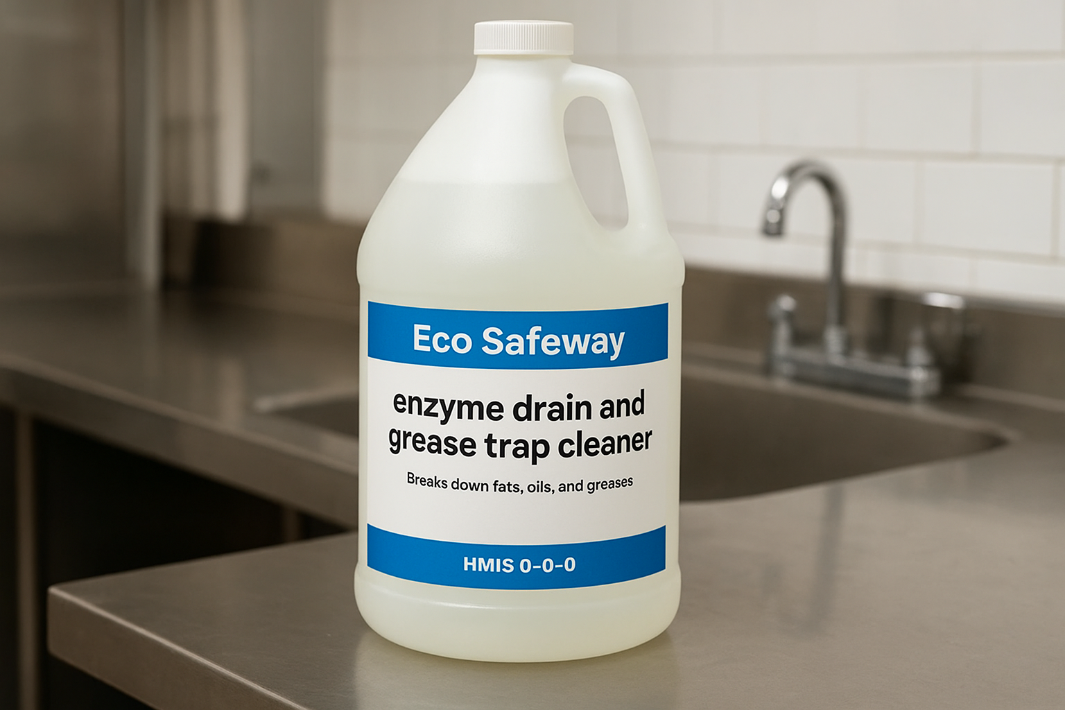 1. Eco Safeway enzyme drain and grease trap cleaner