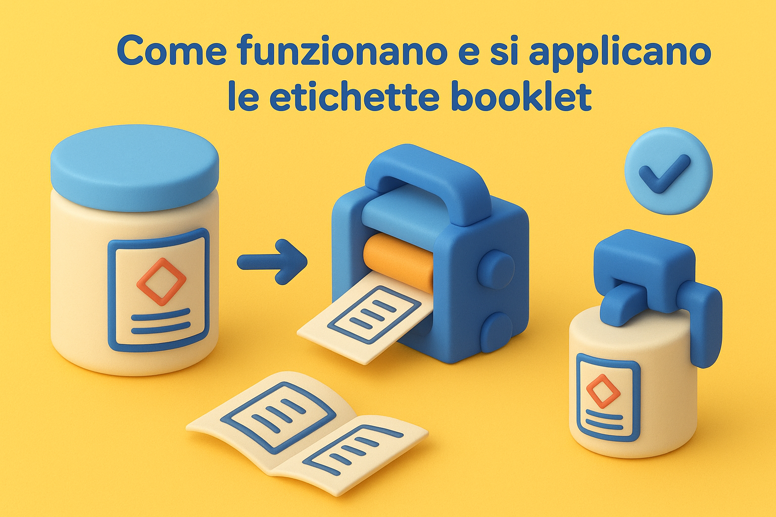 Come funzionano e si applicano le etichette booklet