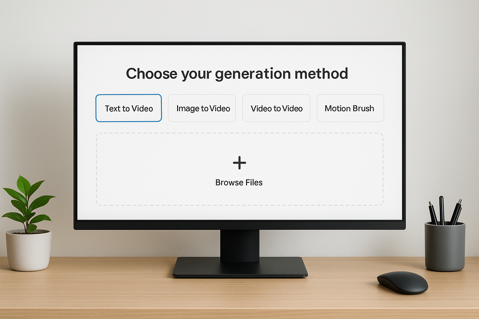 Choose your generation method